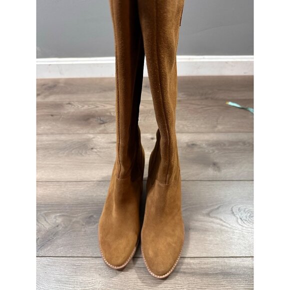 Aqua College Natalya Waterproof Boots Color Camel Suede Size 11M Style B6846 235 - Picture 12 of 14